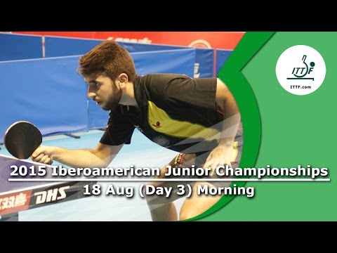 2015 Iberoamerican Junior Championship Day 3 Morning