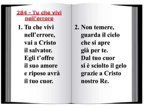 284 Tu che vivi nell'errore - Innario Chiesa Cristiana Avventista del Settimo Giorno 2014