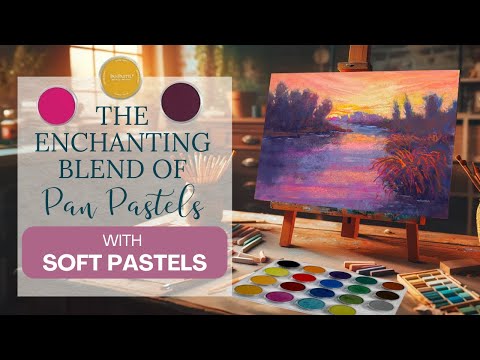 Create Magical Artwork: Mixing Pan Pastels And Soft Pastels - Step-by-step Tutorial