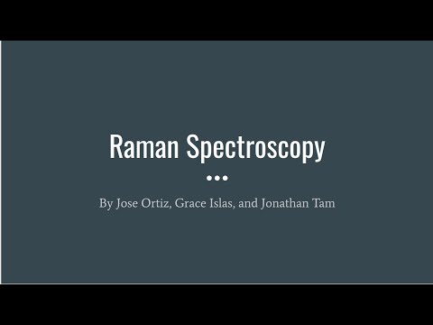 Raman Spectroscopy Project CHEM 112