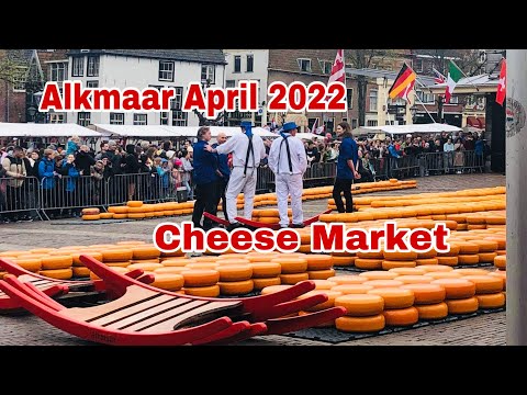 THE MOST FAMOUS CHEESE MARKET IN NETHERLANDS called (ALKMAAR) 🇳🇱