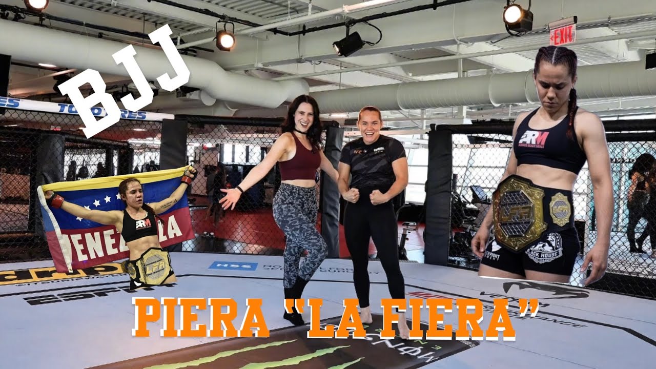#UFCBJJ1 Piera Rodriguez y Barbiemexy Aprendiéndo BJJ