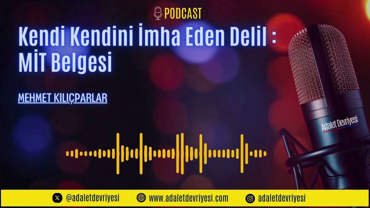 Kendi Kendini İmha Eden Delil : MİT Belgesi #15temmuz #adaletdevriyesi #beştepe #jandarma