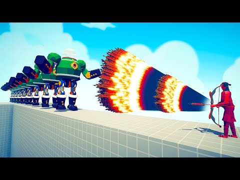 JOLLY BOT ARMY vs DUO EVERY GOD - Totally Accurate Battle Simulator TABS