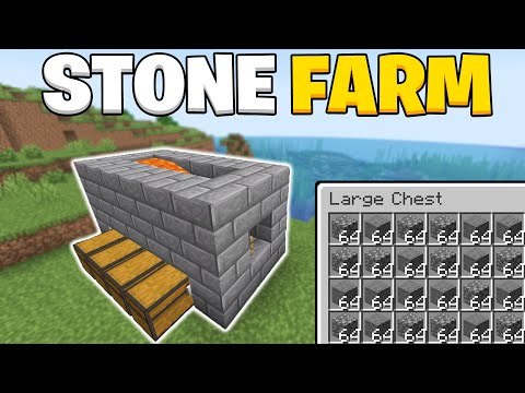 Minecraft 1.21 Easy Automatic Cobblestone Generator (AFK Farm)