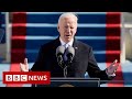 President Biden inauguration speech in f
