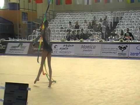 Aleksandra Merkulova (RUS) ribbon Holon 2011