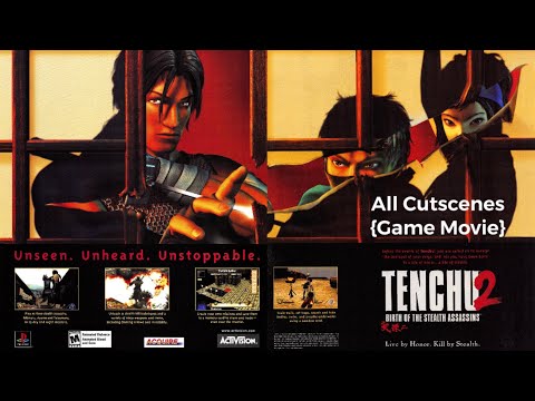 Tenchu 2: Birth of the Stealth Assassins - All Cutscenes {Game Movie}