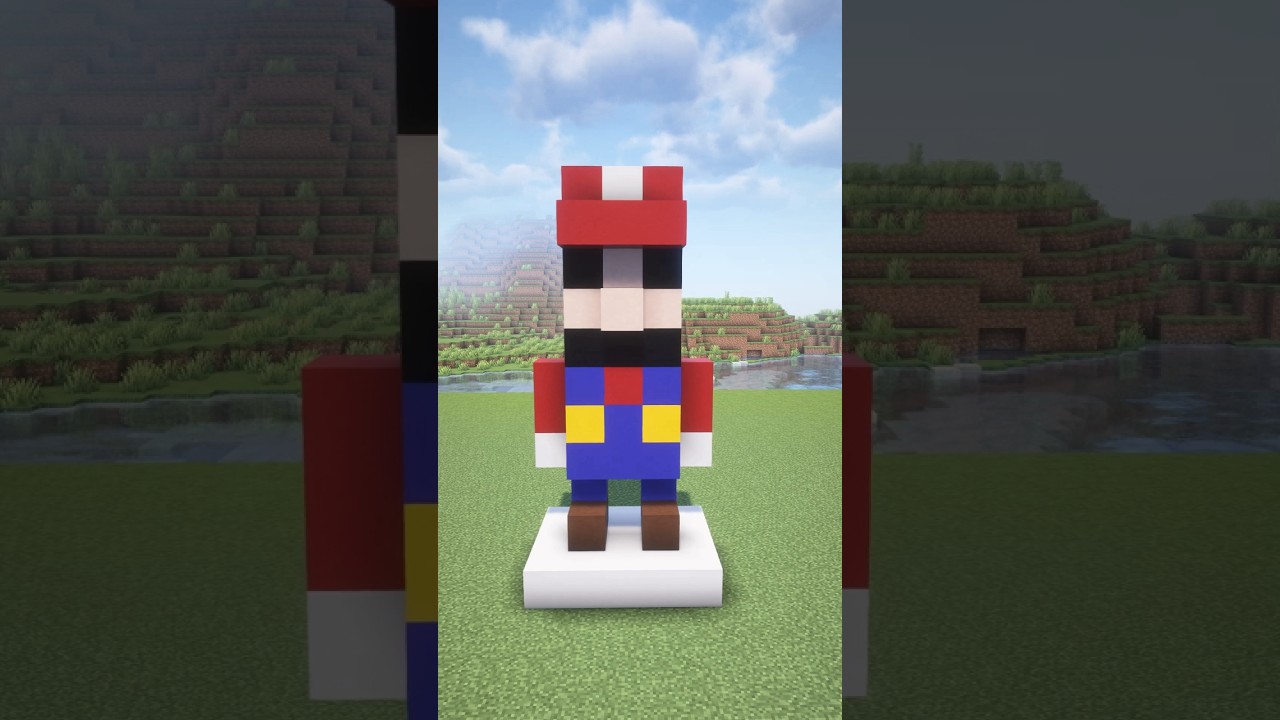 Built Super Mario in Minecraft! 🍄🔥 | Epic Pixel Art Build