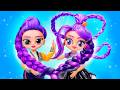 K-Pop Demon Hunters: Rumi & Jinu DIY Makeover into Lily Lovebraids!