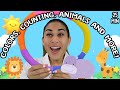 Learn Colors, Counting and Animals ! All in Spanish with Miss Nenna the Engineer | Spanish For Minis