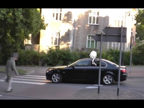 BOR kontra niesforny przechodzień ,czyli wizyta prezydenta Komorowskiego w Sopocie.