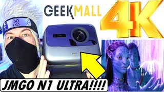 JMGO N1 ULTRA 4K review offerta GEEKMALL recensione unboxing del miglior proiettore sotto i 2000€