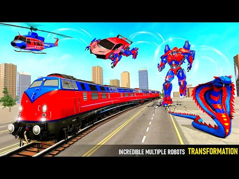 Snake Robot Train Transforming: Wars Robot Game 2021 #2 - Android Gameplay