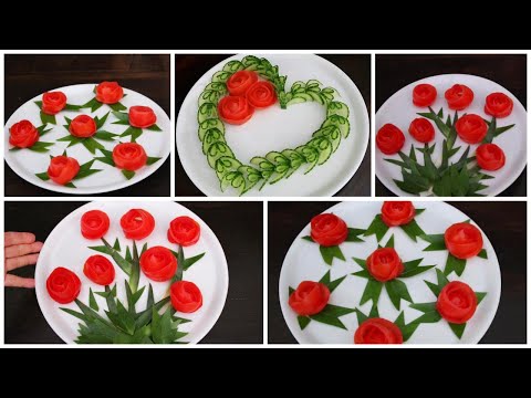 Super Salad Decoration Ideas for Hotel & Restaurant - Valentine's Day