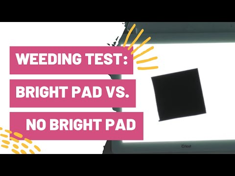 YouTube video about: What is the best light pad for weeding vinyl?