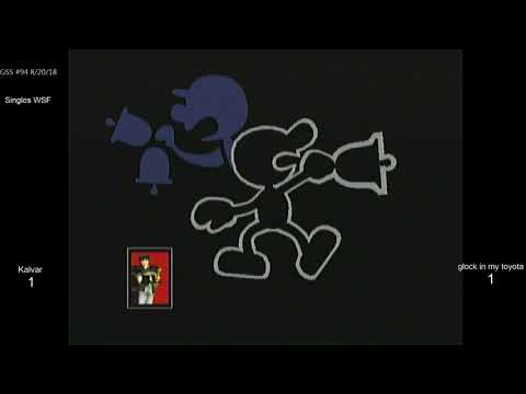 GSS 94 SSBM - Kalvar (Marth) vs. glock in my toyota (Mr. Game & Watch) - Melee WSF