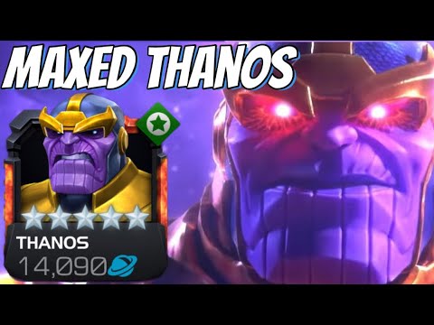 MAXED OUT 5* THANOS Rank Up & Gameplay - The MAD Titan Unleashed!!!
