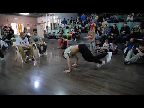 до 13 лет bboy Shock vs Алмаз vs SpaceDan - "ALL OPTION" break dance battle