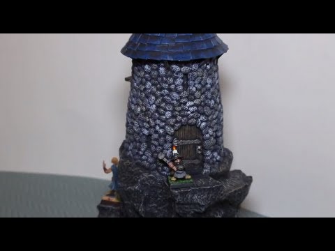 25/28mm Fully Painted Wizards Tower - Detailed review - Pegasus Hobbies - Model PEG 5252