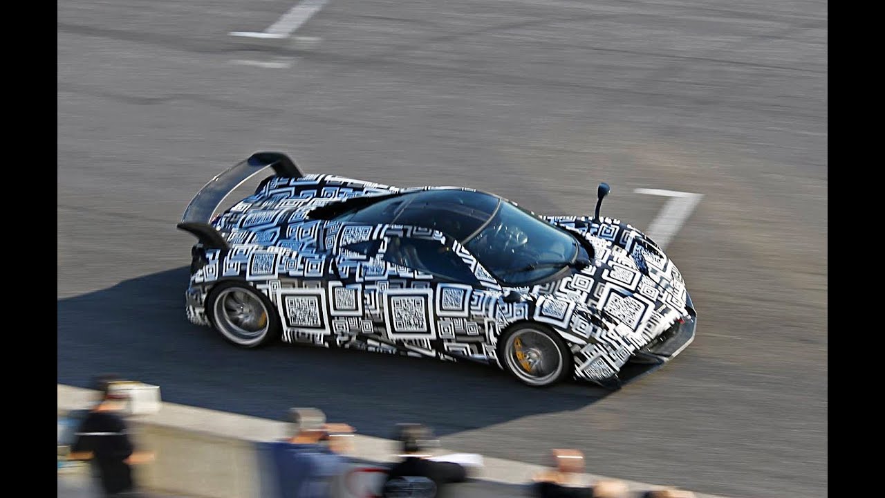Hardcore Pagani Huayra Spied Track Testing with Huge Wing, Expected at  Geneva 2016 - autoevolution, image size:1280x720