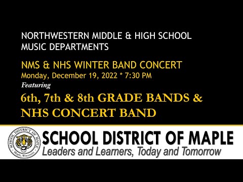 2022 NMS & NHS WINTER BAND CONCERT