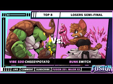 Fusion 251: Major X2 - Losers Semi-Final - CheesyPotato (Kragg) VS Switch (Olympia) - RoA2