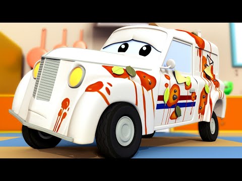 Tomova Autopraonica u Auto Gradu 💧 Poštanski Auto Peter  je UDARIO u Posudu sa KARAMELOM