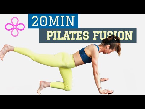 20 Min PILATES FUSION | Full Body HIIT ( No Jumping, No Equipment ) | Strength & Energize Workout