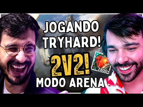 MINERVA E REVOLTA no 2V2 MODO ARENA - GALIO & VAYNE