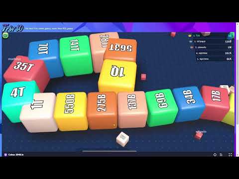 Cubes 2048 io Highest score 1 Quadrillion