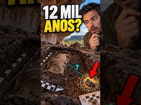 Esse Esqueleto Pode Ter Quase 12 Mil Anos? O Mistério Encontrado no Brasil #Shorts #Arqueologia