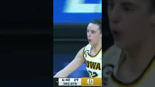 Caitlin Clark SILLY Hesitation Move Fakes Out Defender #shorts