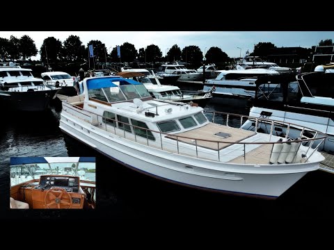 €395K STEEL Dutch Cruiser Yacht (Built Like a Trawler!) | Super van Craft 15.90 Full Tour
