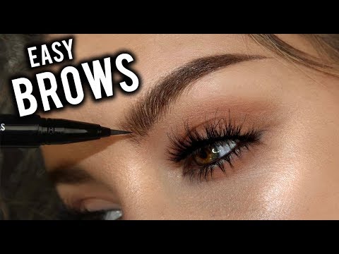 FLUFFY HAIRSTROKE BROWS TUTORIAL