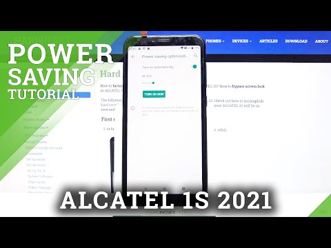 How to Enable Power Saving Mode on ALCATEL 1S – Activate Power Saving Mode