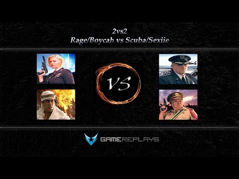 [C&C Zero Hour] 2vs2 - Rage/Boycah vs Scuba/Sexiie