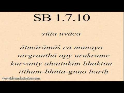 Bhagavatam Study 29 - 1.7.8-14 - Krishna attracts those who are not attracted to anything