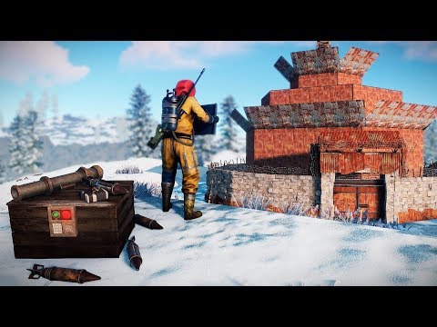 Спланировал и напал на БАЗУ в зиме! Онлайн рейд в Раст/Rust
