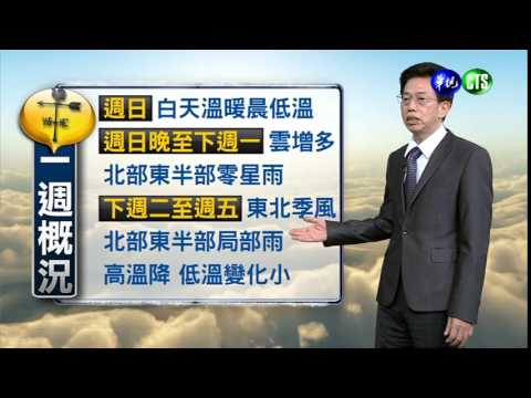 2015.01.23華視晚間氣象 吳德榮主播