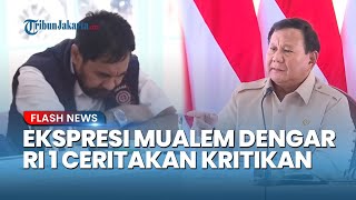 Ekspresi Gubernur Aceh Disorot saat Prabowo Curhat Menteri Dikritik usai Turun ke Lokasi Bencana