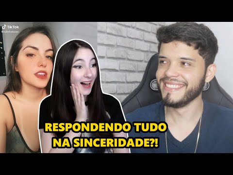 CATIA REAGINDO A Respondendo mulheres na sinceridade total 100% ultra power