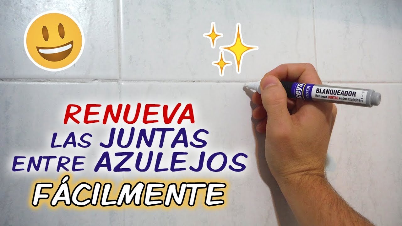 COMO RENOVAR LAS JUNTAS DE LOS AZULEJOS ✨/ Rotulador Blanqueador 🖊️