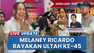 Momen Bahagia Melaney Ricardo, Kegirangan Dapat Ucapan Ulang Tahun ke-45 dari Para Ojol