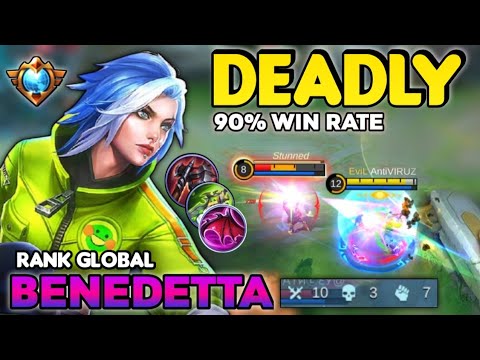90% Win Rate! Benedetta Best Build 2021 | Top Global Benedetta Gameplay | Mobile Legends✓