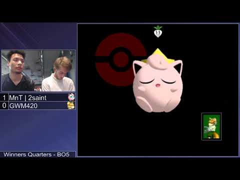 Mass Madness 25 SSBM - MnT | 2saint (Jigglypuff) vs. GWM420 (Fox) - Melee WQF