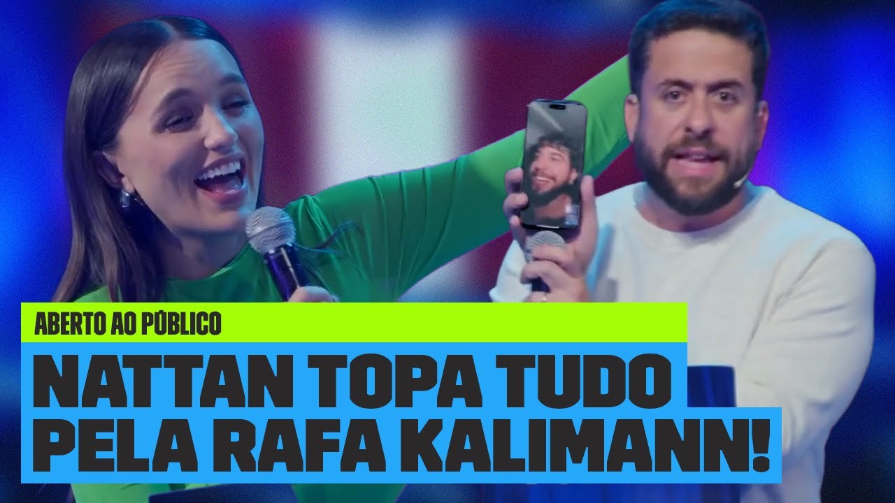 Nattanzinho topa DESAFIO MALUCO com a Rafa Kalimann! | Aberto ao Público | Multishow