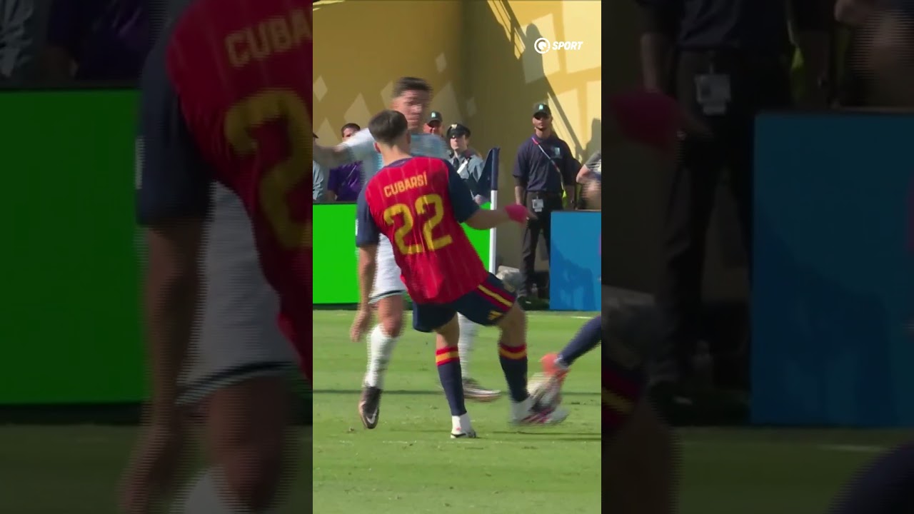 Дикий фол Энцо против Кубарси! #argentina #spain #wc2026