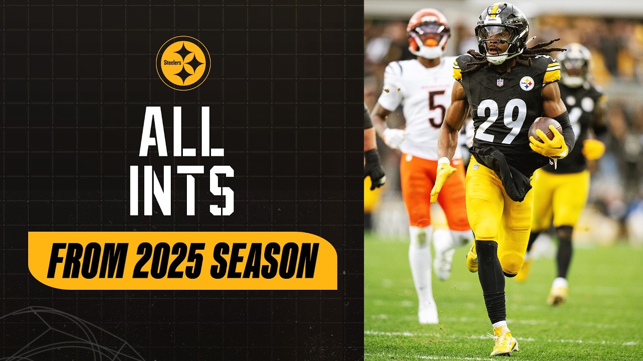 All Steelers Interceptions from 2025 Season | Pittsburgh Steelers