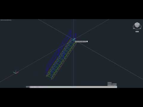 Industrial Steel Stairs 3D - AutoCAD Plug-In